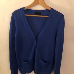 J.Crew Italian mohair cardigan w/ jewel buttons
